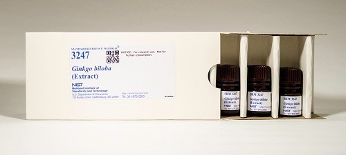 SRM 3247 銀杏葉(摘錄)標(biāo)準(zhǔn)品