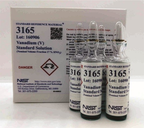 SRM 3165 - 釩(V)標(biāo)準(zhǔn)溶液
