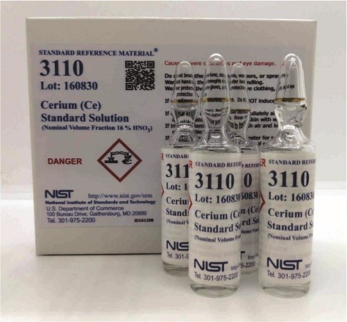 SRM 3110 - 鈰(Ce)標(biāo)準(zhǔn)溶液