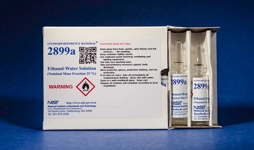 SRM 2899a - 乙醇-水溶液(公稱質(zhì)量分?jǐn)?shù)25%)