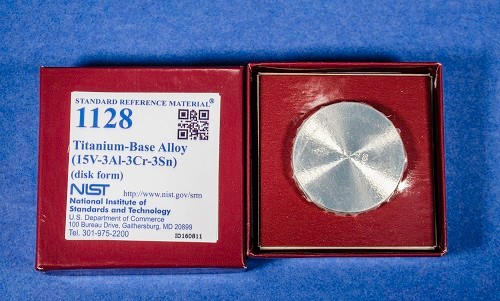 SRM 1128 - 鈦基合金(15V-3Al-3Cr-3Sn)標準品