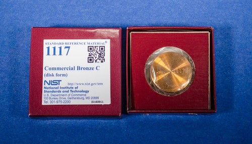 SRM 1117 - 光學發(fā)射和X射線光譜分析的商業(yè)青銅標準品