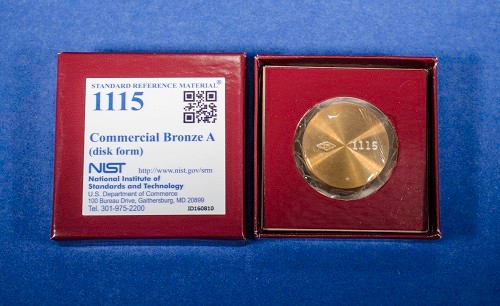 SRM 1115 - 光學發(fā)射和X射線光譜分析的商業(yè)青銅標準品