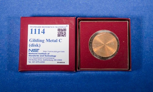 SRM 1114 - 鍍金金屬標準品