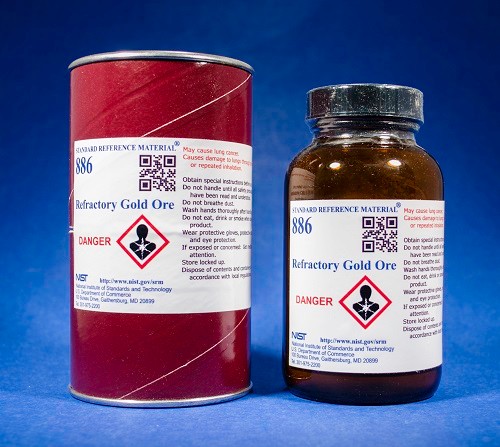 SRM 886 - 難熔金礦標(biāo)準(zhǔn)品
