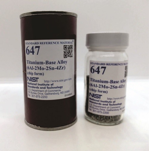 SRM 647 - 鈦合金，鋁鉬錫鋯標(biāo)準(zhǔn)品